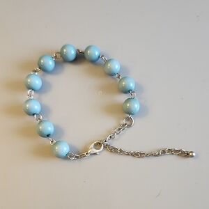 Blue Adjustable Bracelet